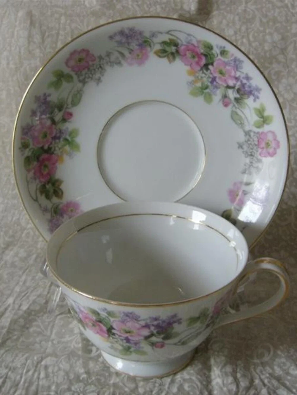 Noritake Roseland Tea Cups